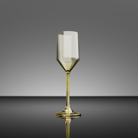 Бокал для вина 450 мл,поликарбонат золотой