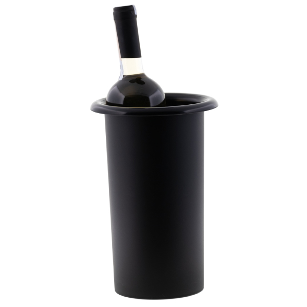 Ведро для шампанского и вина 24 см, поликарбонат, черный