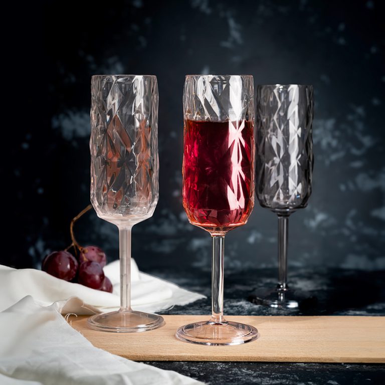 Бокал для шампанского 180 мл PRIZMA, поликарбонат прозрачный