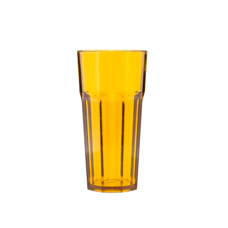 Стакан 360 мл, поликарбонат, янтарный