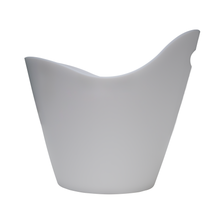 Ведро для шампанского и вина 28x25,3 см, поликарбонат, белый