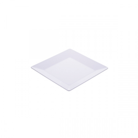 Блюдо 18х18 cм, поликарбонат, белый