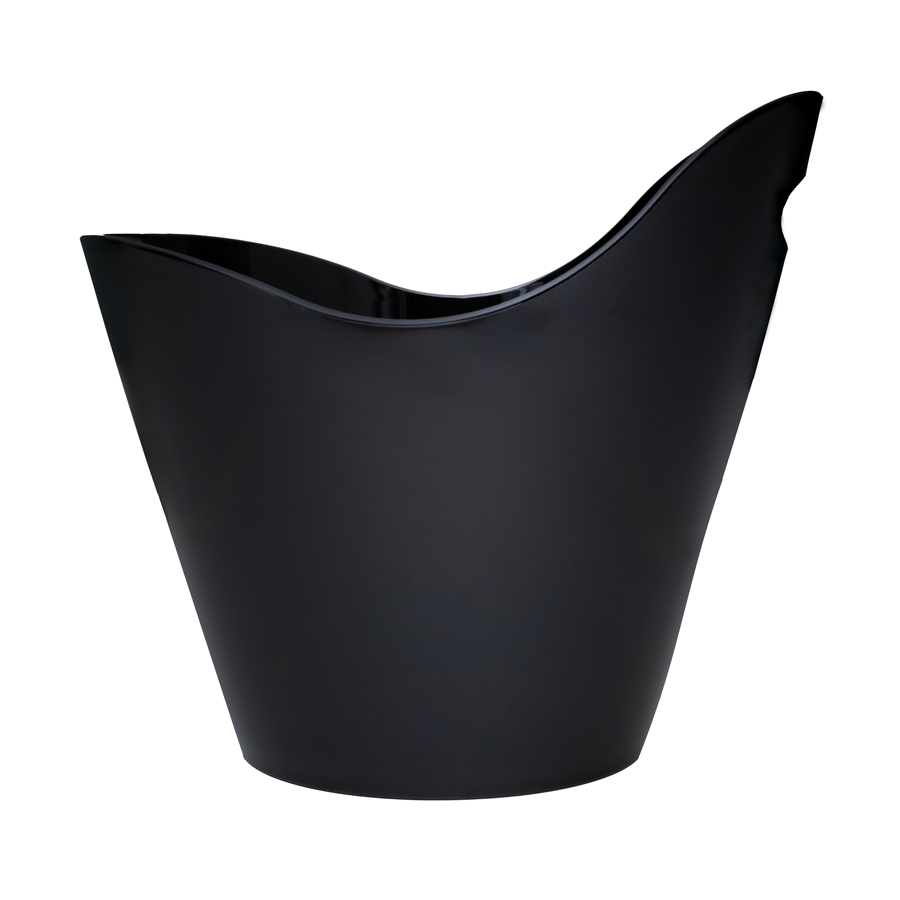 Ведро для шампанского и вина 28x25,3 см, поликарбонат, черный