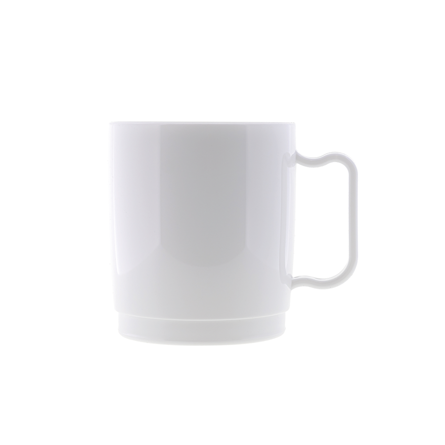 Кружка 250мл, поликарбонат, белый