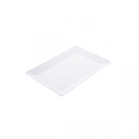 Блюдо 18х28 cм, поликарбонат, белый